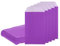 QUARKZMAN 100pz Sacchetti Regalo di Carta, 6 x 3 Buste Caramelle Carta Kraft Antiunto Buste Piatte Regali Piccoli per Panetteria Biscotto Cioccolato Sapone Festa Nozze, Viola