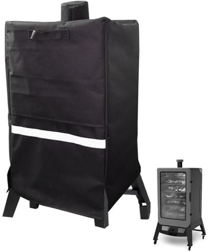 Gkumgwo Copertura per barbecue da esterni, copertura impermeabile per barbecue, design con sfiato, resistente alle intemperie e protezione resistente