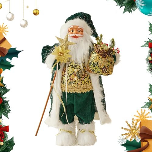 Generisch Weihnachtsmann-Puppenfigur, Weihnachtsmann-Puppe, Feiertagsfigur