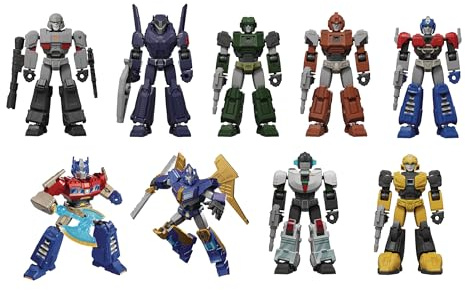 BLOKEES Transformers Galaxy Ver. 1 Miniature Model Blind Box 9-Piece PDQ Set