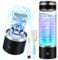 IUHFSIFS Upgrade Hydrogen Water Bottle with Brush - Double Hydrogen Content, SGS Authoritative Certification - 3000PPB - 420ML Capacity - Countertop Water Purification Unit