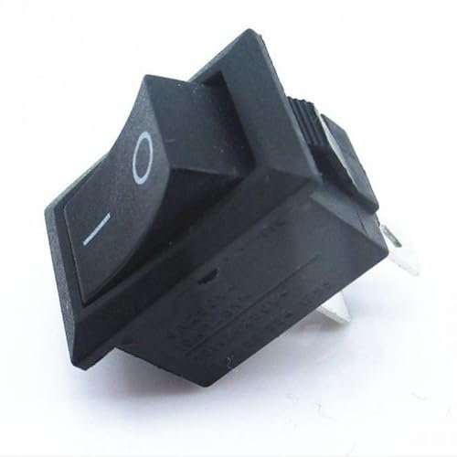 10 Stück runde Wippschalter SPST Kippschalter DC 12 V 16 A 2-polig kompatibel mit Auto Auto Boot 10 x 15 mm