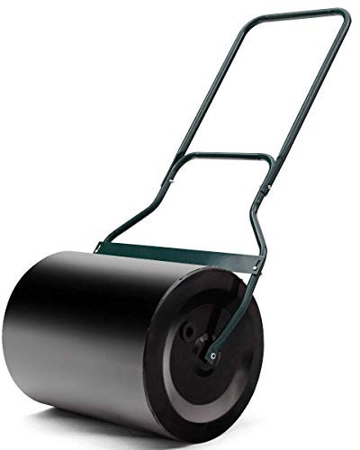 ZHAOXI Lawn Roller, 16 Gallon/60 L Heavy-Duty Push/Pull/Tow Behind Water/and Filled od Drum Roller for Garden Yard Park Grass, 16 by 20-Inch