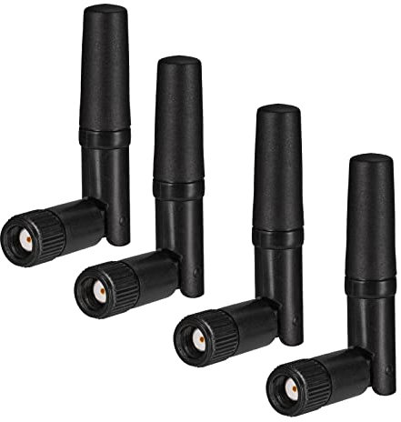 Eightwood WiFi Antenne Dualband 2.4 GHz 5.8 GHz RP SMA Antenne 4 Stück für PC Desktop Computer PCIe Karte FPV WLAN Router WLAN Netzwerkkarte usw.