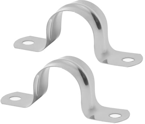 20 Stück rohrschellen 70mm,edelstahl rohr rohrschelle,U-typ rohrklemme,befestigungsschelle,kabelschellen zum schrauben，für Befestigung Gasrohre Wasserrohre Kabelrohr