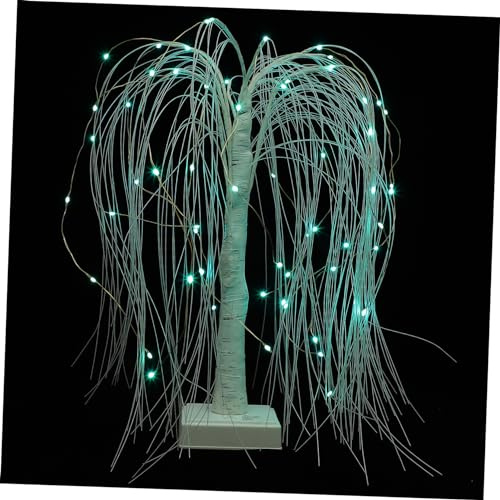 Zerodeko Lot De 5 Lumières Décoratives Scintillantes Pour Arbre De Saule Pleureur Faux Arbre Lumineux Lampe À Piles Arbre À Brindilles Avec Lumières Applique Murale À Piles Éclairage