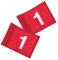 BRIGHTFUFU Golf Cup Hole and Flag Red 1 Practice Court Flag Golfing Flags for Improved Putting Accuracy