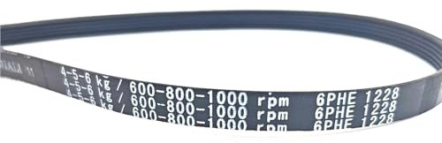 Courroie En Caoutchouc For Lave-linge 6PHE1228, Compatible Avec Haier, Vestel Et Beko, 1228H6EL 1228 PHE 42022763