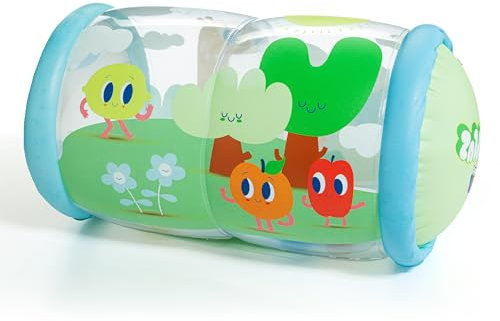 MOLTO | Rodillo Sensorial Hinchable Bebé – Diseño Gusy Luz – Estimula Gateo y Coordinación – con Bolitas Sonoras – Desde 0 Meses – 45x22 cm