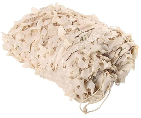 Tarnnetz Bundeswehr Tarnung Net, Sonnenschutznetz Beige, Tarnnetz Camouflage Netz, zum Thema Jagd, Sonnenschutz, Militär Armee Party Dekoration, Autoabdeckung(2.5X5.5m)