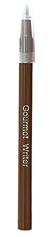 2PC Lebensmittelfarbe Stift, Essbare Lebensmittelfarbe Stifte Backen, Lebensmittel Farbstifte, Lebensmittel Filzstifte, Schreiben Essbarer Stift für Kuchen, Fondant, Kekse (2PC jeder Farbe, 16.5cm)