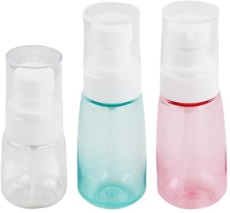 FooYee 3 Pcs Face Mist Spray Bottle, 60ml/30ml Small Spray Bottle,Travel Fine Mist Refillable Bottles, Plastic Spray Bottles For Perfume, Hair, Skincare And Cosmetics