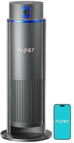 Aiper IrriSense 2 Smartes Bewässerungssystem, Mehrzonen-Bewässerungsgerät mit App-Steuerung, intelligenter Zeitplanung und Regensensor für Rasenflächen bis 445 m²