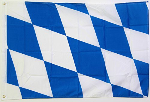 Digni Drapeau Allemagne Bavière sans Blason - 60 x 90 cm