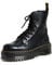 Dr. Martens 1460 Milled Smooth, Scarpe Stringate Basse Brogue Unisex-Adulto, Nero (Black Polished), 43