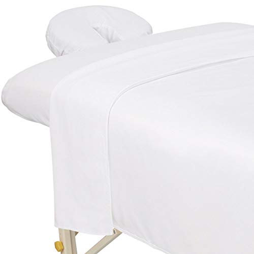 ForPro for Pro Parure de lit 3 pièces en Microfibre de qualité supérieure, Blanc