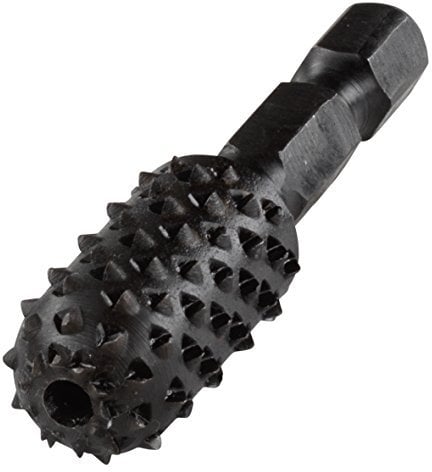 wolfcraft Profilraspel für Holz, Sechskant-Schaft I 4377000 I zum Vorbereiten von Aussparungen und für den schnellen Abtrag von Material