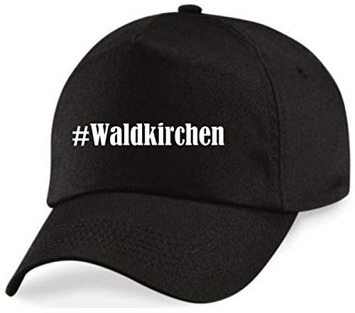 Reifen-Markt Base Cap Hashtag #Waldkirchen Größe Uni Farbe Schwarz Druck Weiss