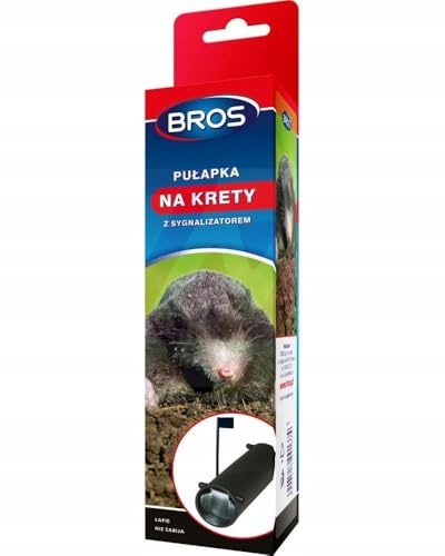 Bros 040 Bros Lebendfalle für Maulwürfe mit signalización Bros