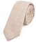 DonDon Herren Krawatte 6 cm Baumwolle pastell-orange