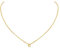 ChicSilver Gold Buchstabenkette 40+5cm Kette mit Buchstabeanhänger C Buchstabenkette Namenskette für Sie und Ihre Geliebte