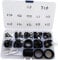 EPRHAY Taucherring O-Ring Kit mit Pick Set – 25 Größen, 70 Duro, Tauchschlauch, Tankventil, Schlauchregler, versiegelte Ringe, Reparatur-Ersatzteil, 375 Stück