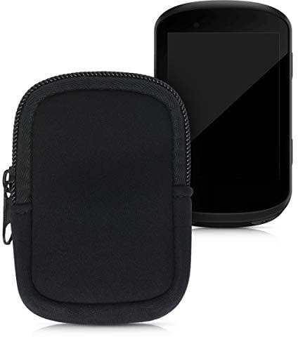 kwmobile Tasche kompatibel mit Garmin Edge 530/830 - Fahrrad GPS Neopren Hülle - Schutzcover Navi in Schwarz