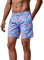 MaaMgic Pantaloncini da Bagno da Uomo Asciugatura Veloce Costume da Bagno per Surf sulla Spiaggia Multi-funzioni Allenamento casa con Fodera in Mesh,Fenicottero Blu,XS