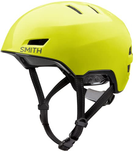 SMITH Unisex – Erwachsene Express Fahrradhelm, Neon Gelb, L (59-62 cm)