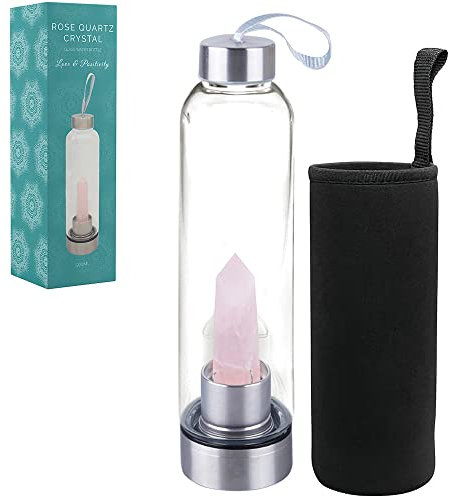 lesser and pavey LP49141 Rose Crystals Drinking Bottle | For Adults | Multicolor Accessory