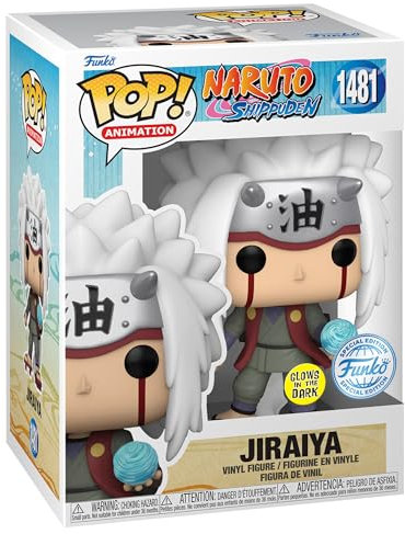Funko Pop Naruto Shippuden : Jiraiya with Rasengan Glow-in-The-Dark Special Edition