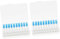 Mobestech 80St Interdentalbürste Zahnreinigungsstift zahnärztliche Zahnstocher zahnhygiene mundhygiene reinigungsbürste Prothesenzahnbürsten Interdentalreiniger Reinigungsmittel tpe