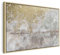 B&D XXL Bilder mit Rahmen 120x80 cm Wandbilder groß Leinwandbild XXL natürlicher Holzrahmen modern Wanddekoration Kunstdruck Wanddeko Wohnzimmer Schlafzimmer Abstrakte Landschaft Natur Vögel