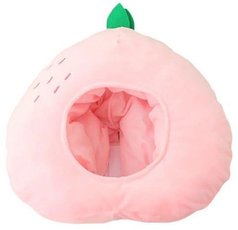 Plüsch Obst Kopfbedeckung Neuheit Pfirsich Hut Lustige Gefüllte Kopfbedeckung Kleid Party Kappe Cosplay Kostüm Zubehör Für Karneval Party