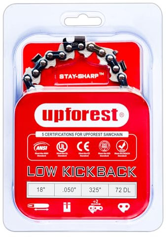 Husqvarna Chainsaw Chain,18 Inch, 325 Pitch, 050'' Gauge, 72 Drive Links Fits Husqvarna 440 445,Poulan 4600, 4620,Echo,Craftsman,Makita,Ryobi amd more.(20EOP72X1)