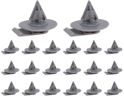 Adunsiaoto 20 Stücke Radzierblenden Clips Kunststoff, Seitenleiste Clips Kunststoff, Radlauf-Zierleisten-Clips Aus Kunststoff, Auto Seitentür Zierleisten-Clips, Radzierblenden Radlauf Clips Auto