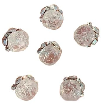 Yawdil Strass d'art de Clou, Pierres précieuses instantanées Superbes de Clou de Diamant en Cristal et Bijoux de Perle de Clou du Cristal 3D de Strass