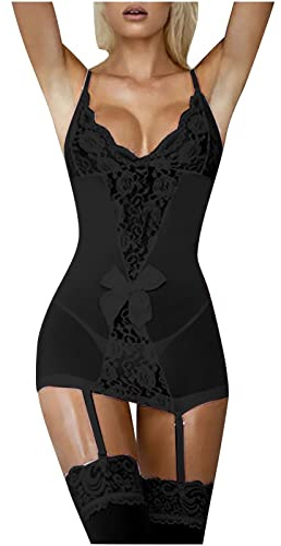 Cocila Damen Set Dessous Dessous Set Femme Transparent Sexy Frauen Mesh Lace Cupped Sexy Dessous Damen Sexy Dessous Nachtkleid Erotischer Unterwaesche Damen Sexy Dessous Kleider Weiss