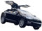 YCNXEB Miniatur Modelle 1 32 Für Tesla Model X Model S Legierung Auto Modell Druckguss Metall Spielzeug Fahrzeuge Auto Modell Sound Und Licht Sammlungen Originalgetreue Nachbildung(Schwarz)
