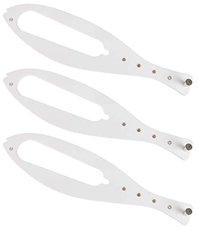 Tbest Anderes Näh- und Stickzubehör, 3 Sets, Katzentürhalter, Riegel, einfache Installation, Kunststoff, Katzentürstopper, Haustierriegel für Babygitter