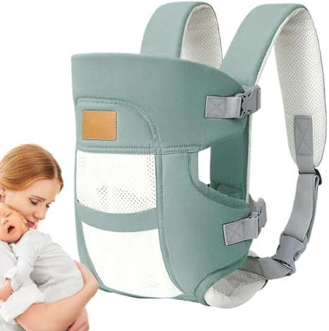 Nachhaltige Babytrage | Atmungsaktive Babytrage mit verstellbarer Kopfstütze | leichte Babytrage für tägliche Aktivitäten, Reisen, Stadtwanderungen, Transport