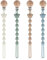 4 Pezzi Catenella Portaciuccio in Silicone,Catenella Portaciuccio Bambini,Catenella Ciuccio Personalizzata per Ragazzi Ragazze(Blu + Verde + Bianco + Cachi)