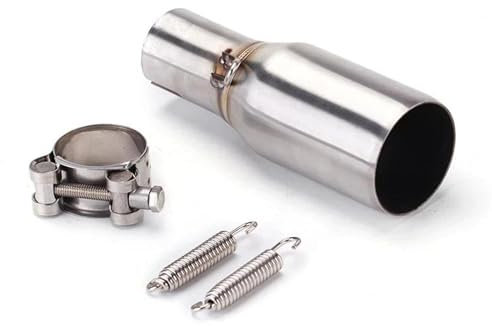 FRTRGVUVXP Adaptateur Silencieux D'échappement 51 Mm pour P&iaggio pour Beverly X10 MP3 125 250 300 250LT 300L, Tube Réglage, Raccord Intermédiaire. Silencieux D'échappement