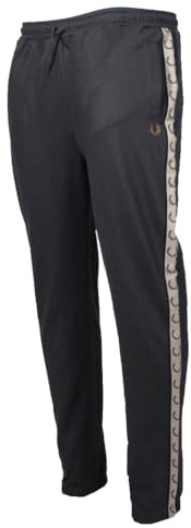 Fred Perry Herren Freizeithose (DE/NL/SE/PL, Alphanumerisch, XL, Regular, Regular, Dunkelgrau)