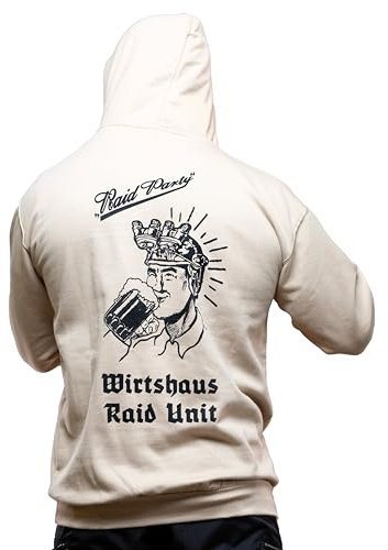 Brothers in Arms Herren Hoodie „Raid Party“ – komfortable Passform - aus 80% Baumwolle und 20% Polyester für maximale Beweglichkeit und Flexibilität – hochwertiger Druck, Designed in Germany
