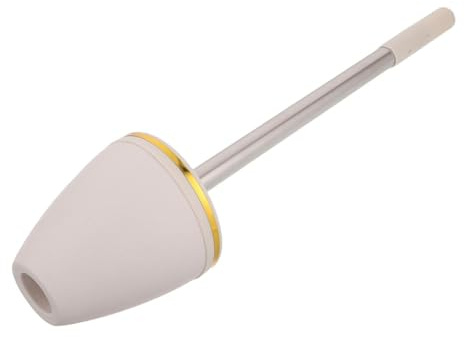 Geruchsdichter Badezimmerstecker für Hocktoilette mit Griff | Beige PP und Edelstahl, 52mm Bodendurchmesser, für Schule und Öffentliche Wc Anlagen