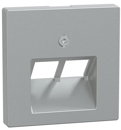 Schneider Electric Merten Zentralplatte für UAE-Einsatz, 2-fach, System M, aluminium, Artikelnummer 298060