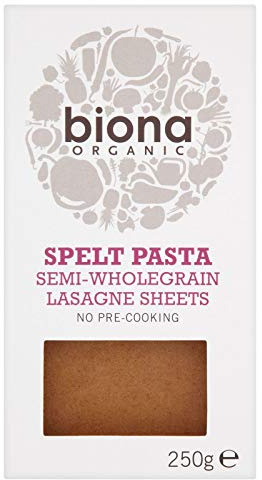 BIONA Organic Spelt Lasagne 250g (PACK OF 1)