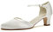 Rainbow Club Damen Brautschuhe Anika - Two Peace Pumps, Ivory/Creme, Gr.-39 (UK 6)