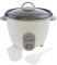 Kitchen Perfected 700W 1.8Ltr Automatic Rice Cooker - Non Stick / Removable Rice Bowl / Warm & Cook Indicators / Toughened Glass Lid / Measuring Cup / Spatula / Recipes Included - White - E3312